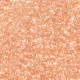 Glass seed beads 11/0 (2mm) Transparent light peach pink